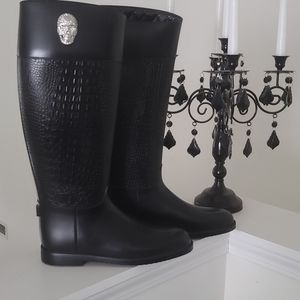Philipp Plein Leather Boots Never Worn
